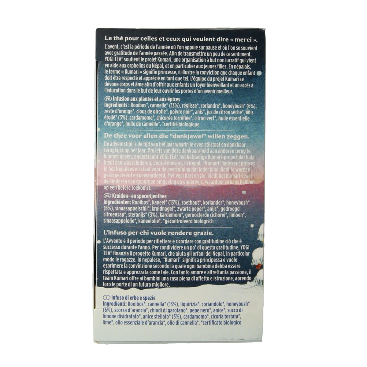 Yogi Tea Christmas tea builtje bio 17.00 Zakjes