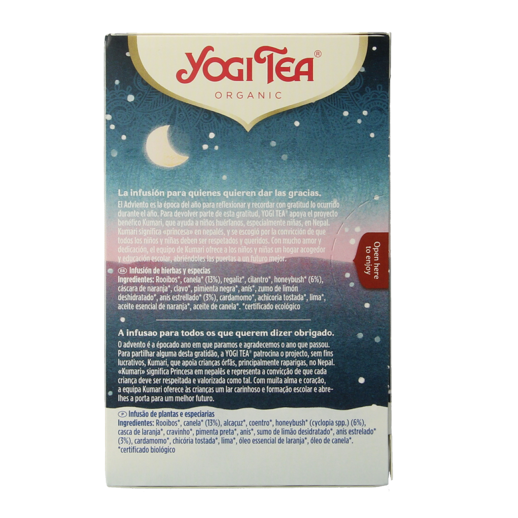 Yogi Tea Christmas tea builtje bio 17.00 Zakjes