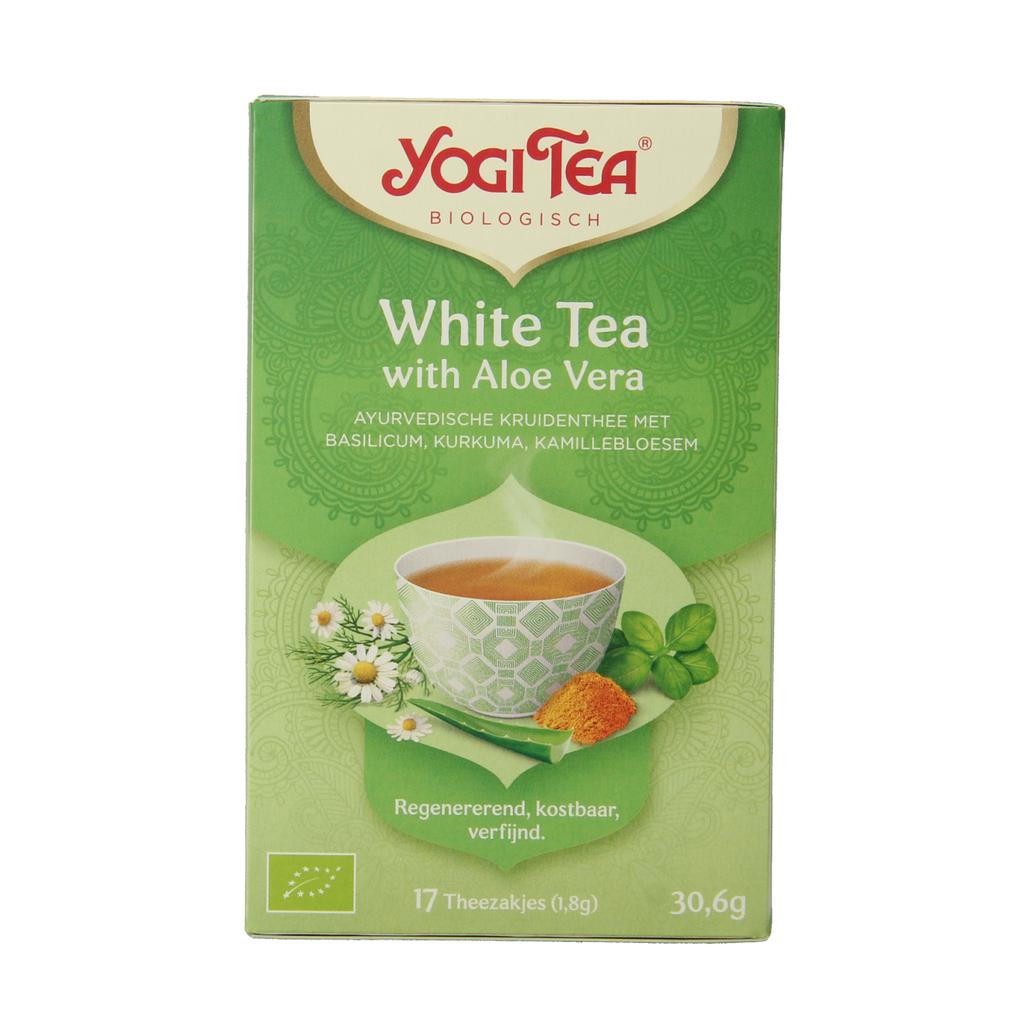 Yogi Tea White tea with aloe vera bio 17.00 Zakjes