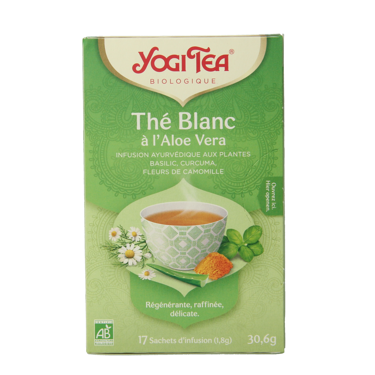 Yogi Tea White tea with aloe vera bio 17.00 Zakjes
