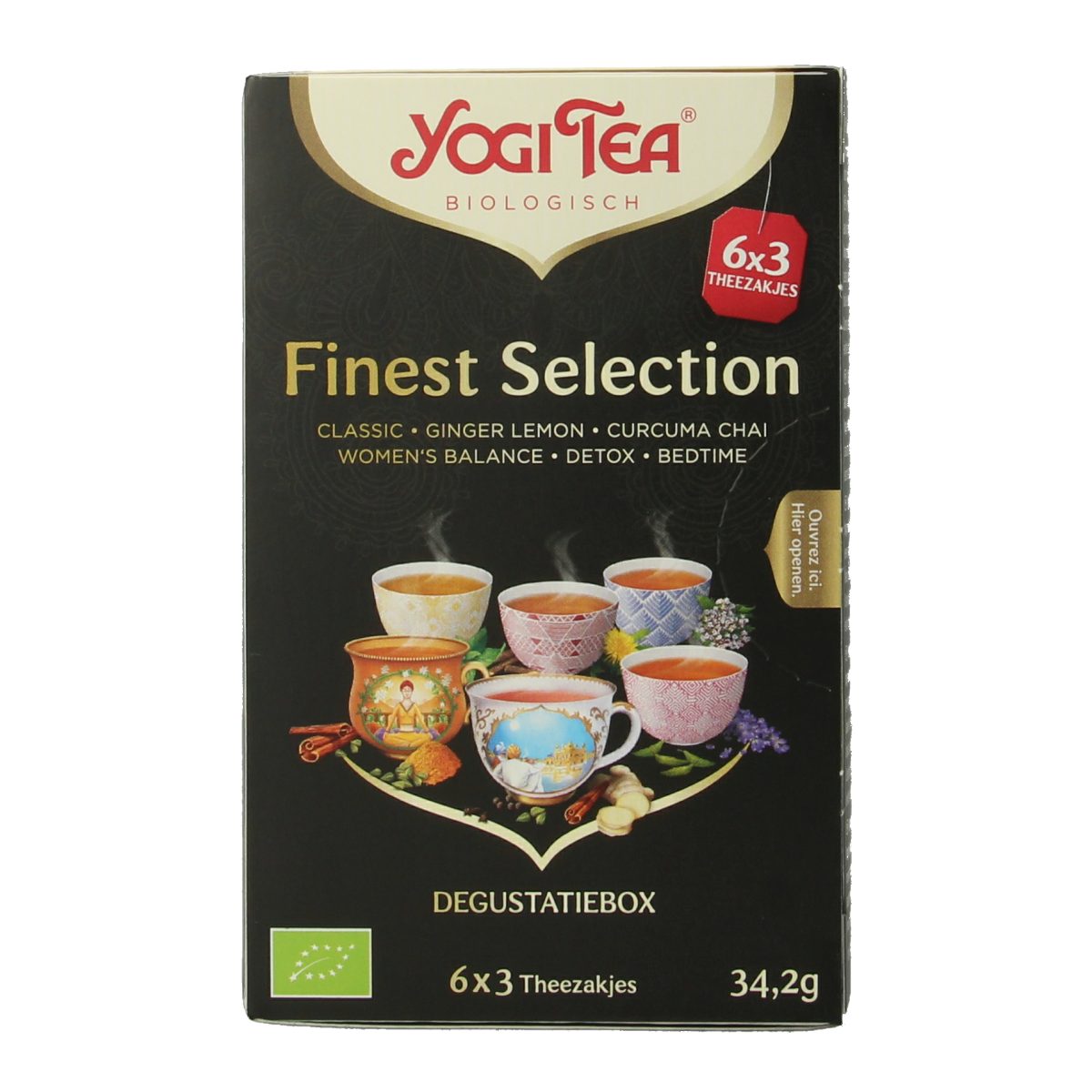 Yogi Tea Finest selection 6 x 3 stuks bio 18.00 Zakjes