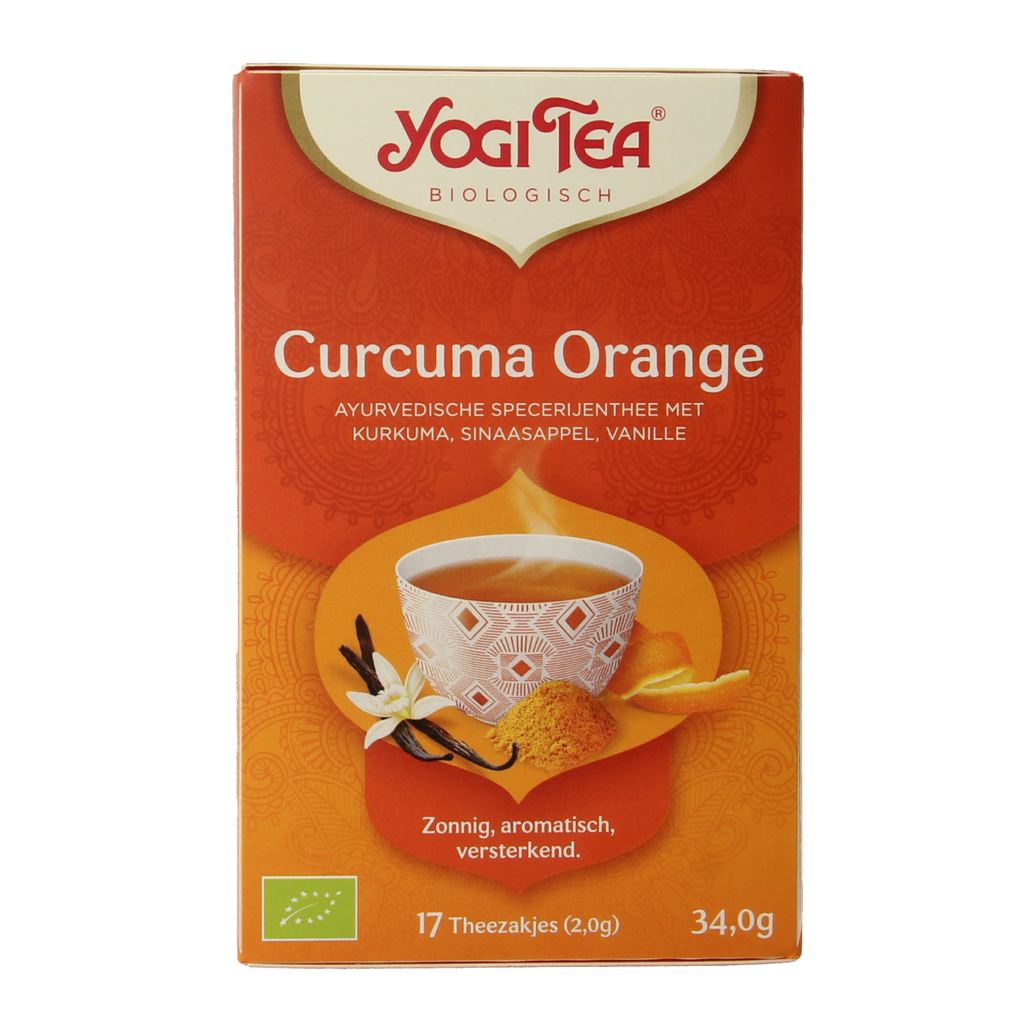 Yogi Tea Curcuma orange bio 17.00 Zakjes