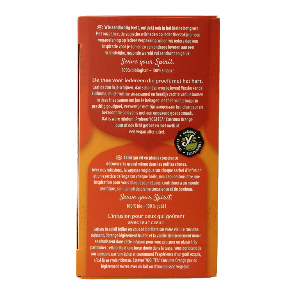 Yogi Tea Curcuma orange bio 17.00 Zakjes