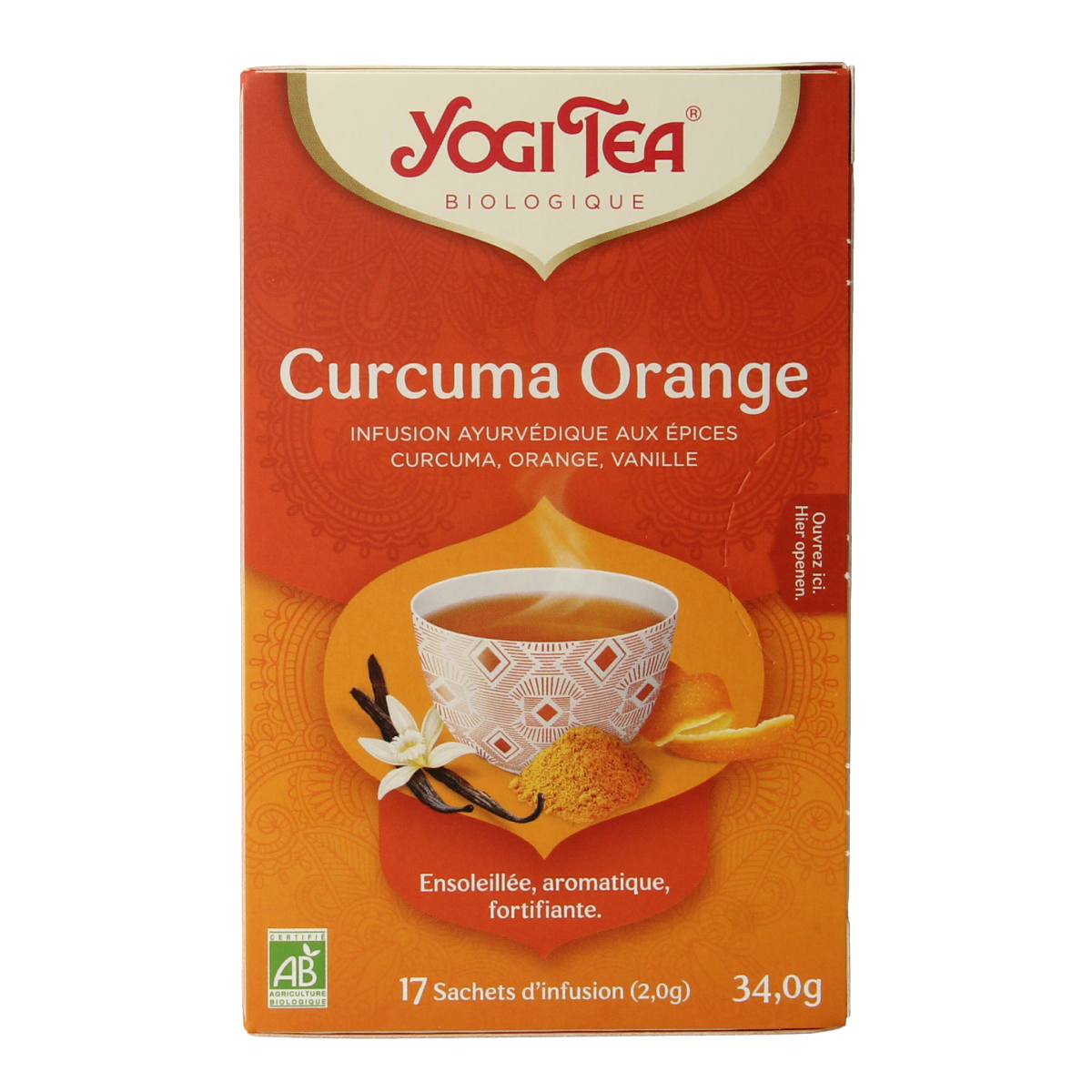 Yogi Tea Curcuma orange bio 17.00 Zakjes