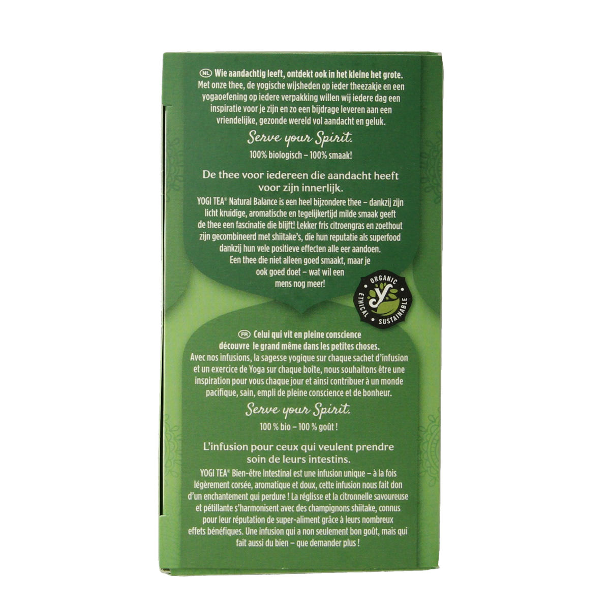 Yogi Tea Natural balance bio 17.00 Zakjes