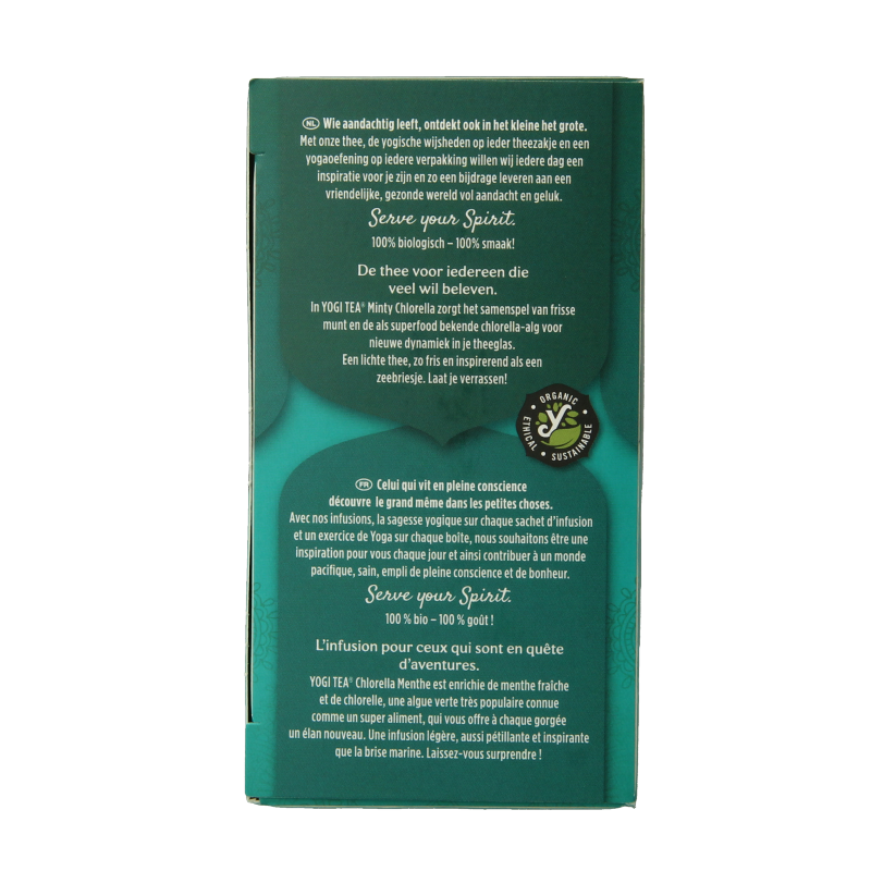 Yogi Tea Minty chlorella bio 17 Zakjes