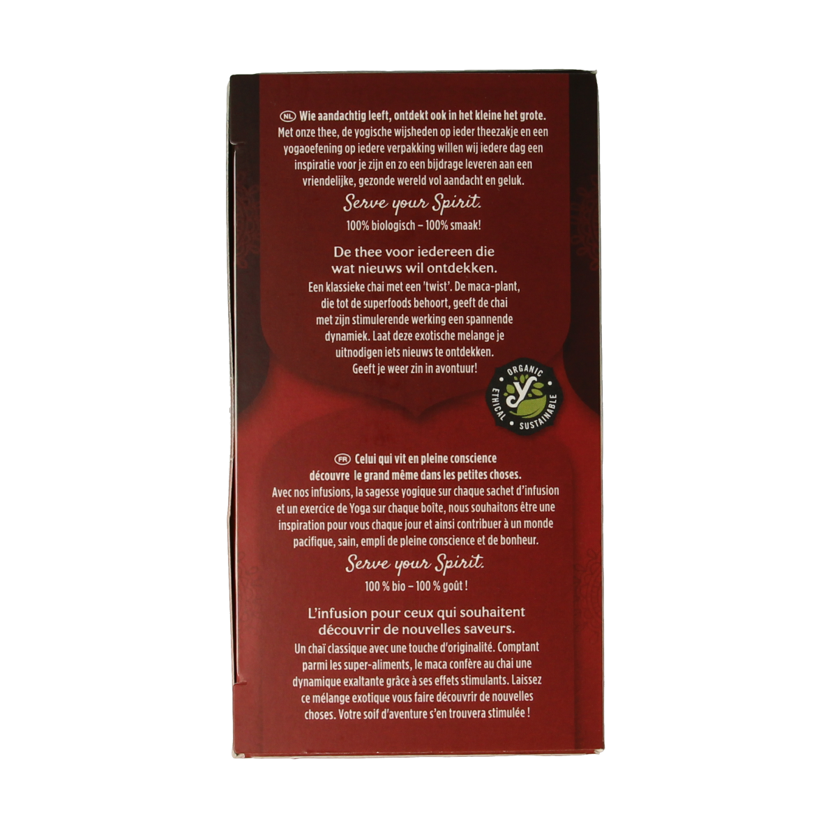 Yogi Tea Maca chai bio 17.00 Zakjes