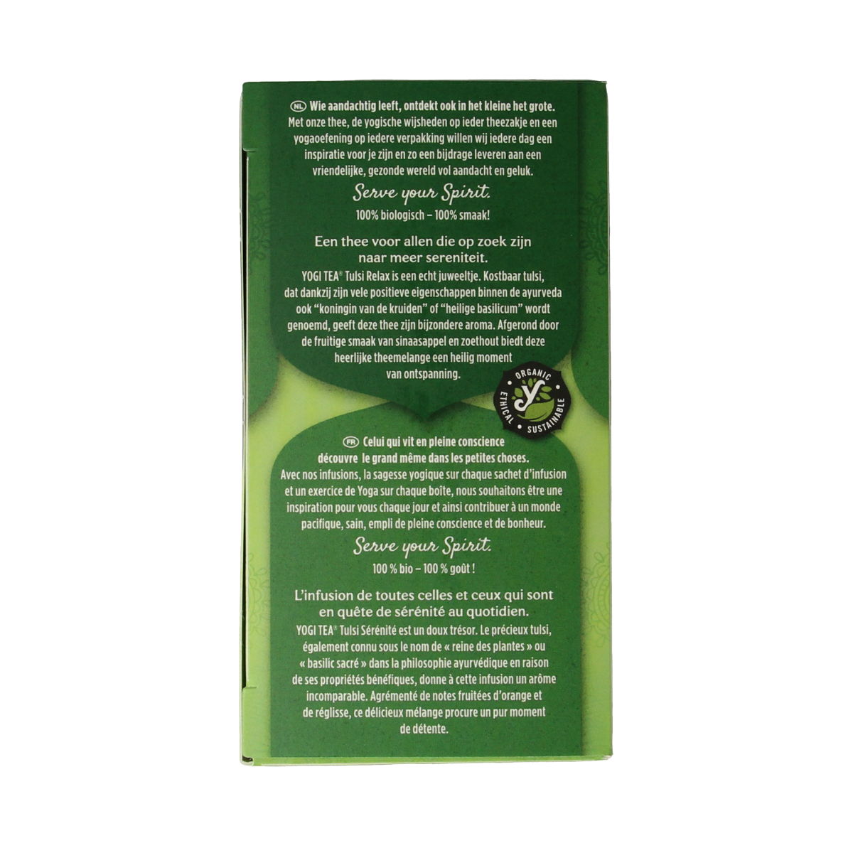 Yogi Tea Tulsi relax thee bio 17.00 Zakjes