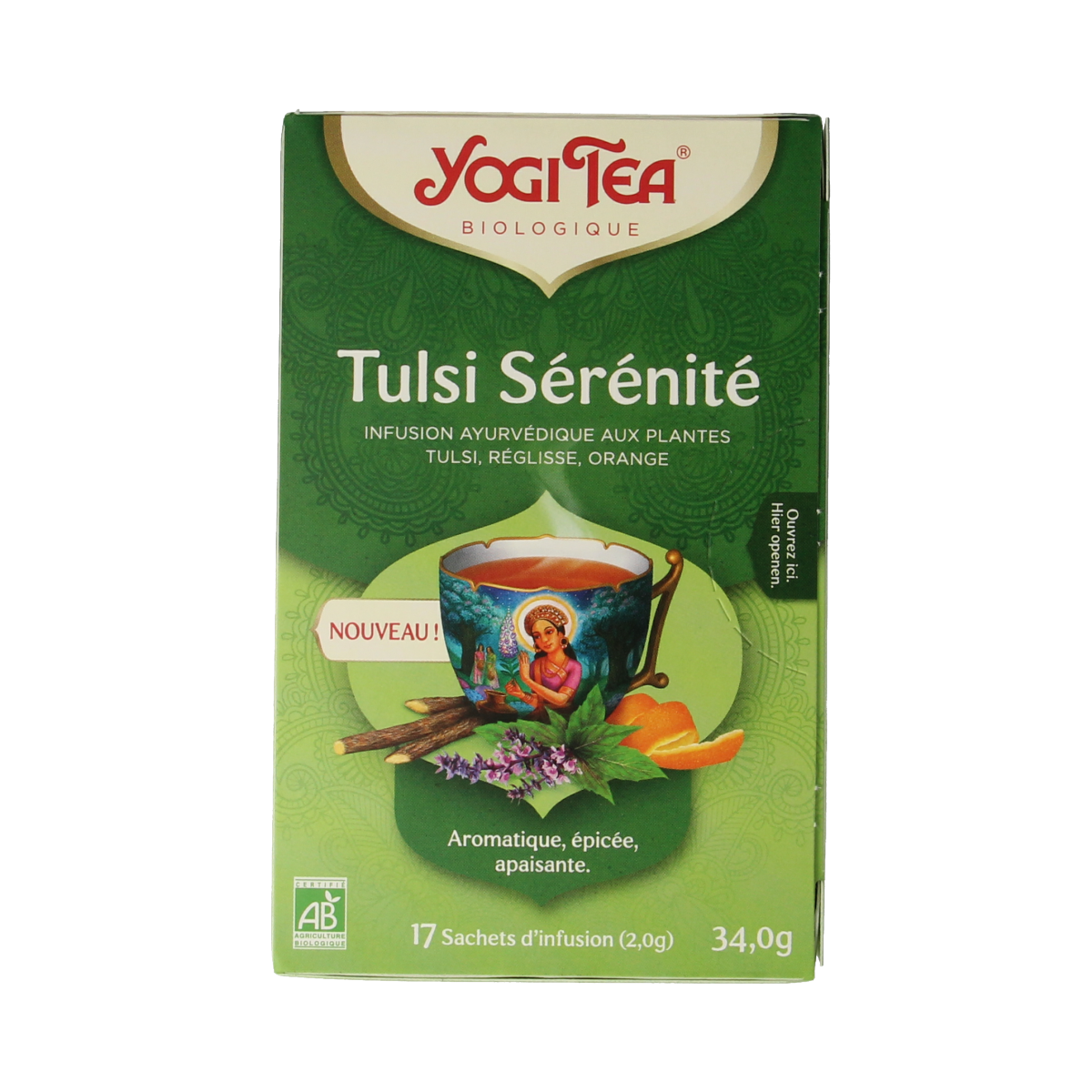 Yogi Tea Tulsi relax thee bio 17.00 Zakjes