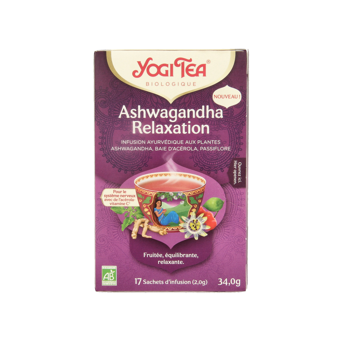 Yogi Tea Ashwagandha balance bio 17.00 Zakjes