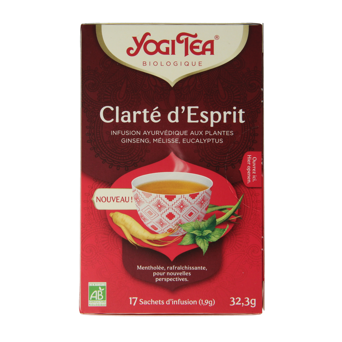 Yogi Tea Mental clarity bio 17.00 Zakjes