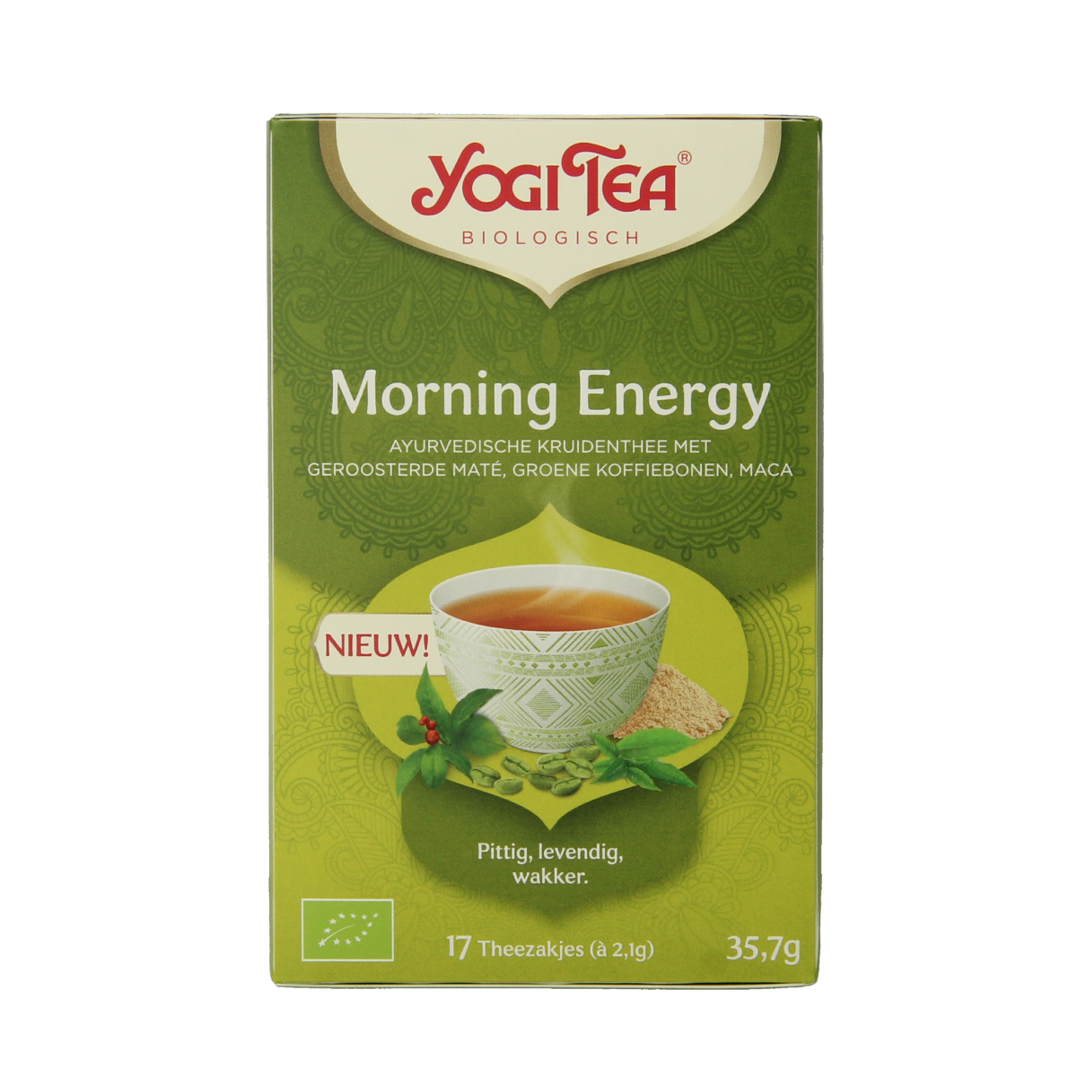 Yogi Tea Morning energy bio 17.00 Zakjes