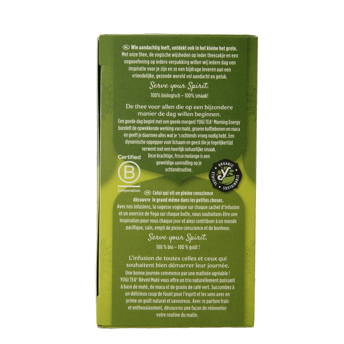 Yogi Tea Morning energy bio 17.00 Zakjes
