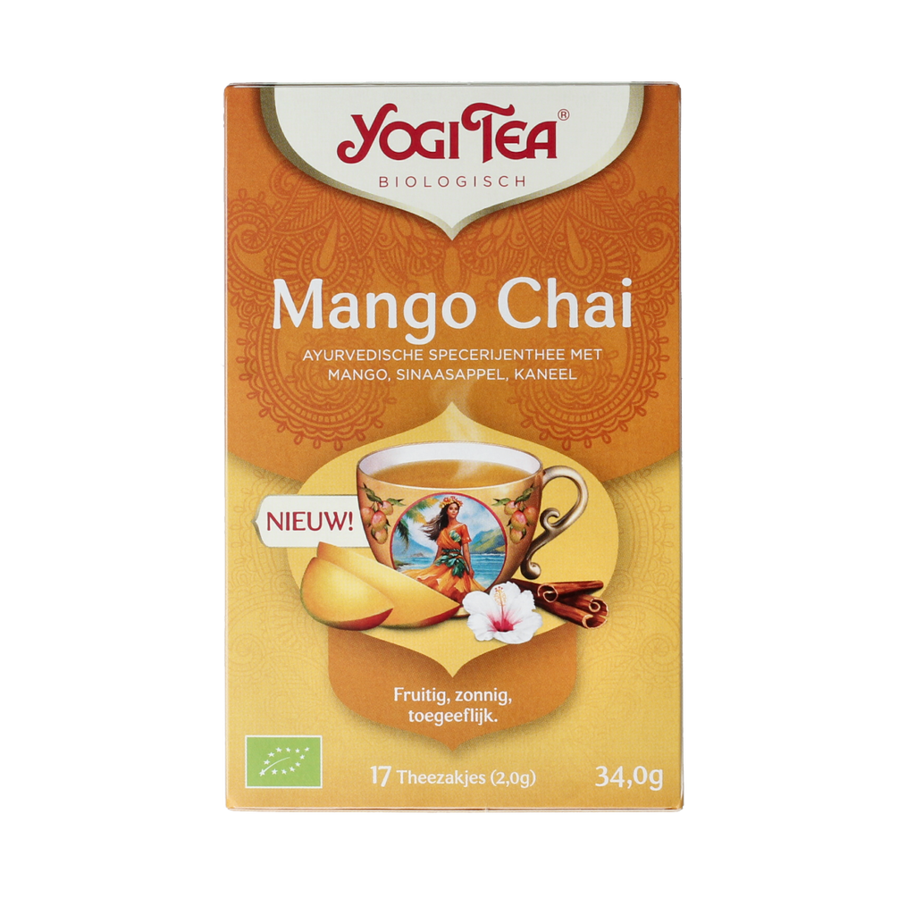 Yogi Tea Mango chai bio 17.00 Zakjes