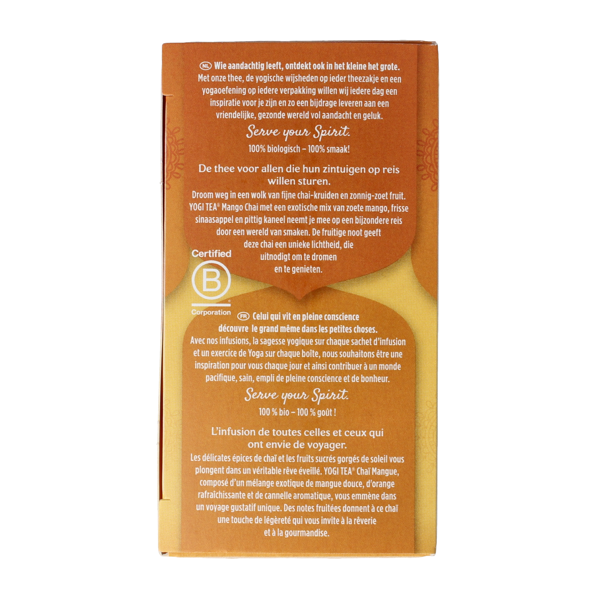 Yogi Tea Mango chai bio 17.00 Zakjes