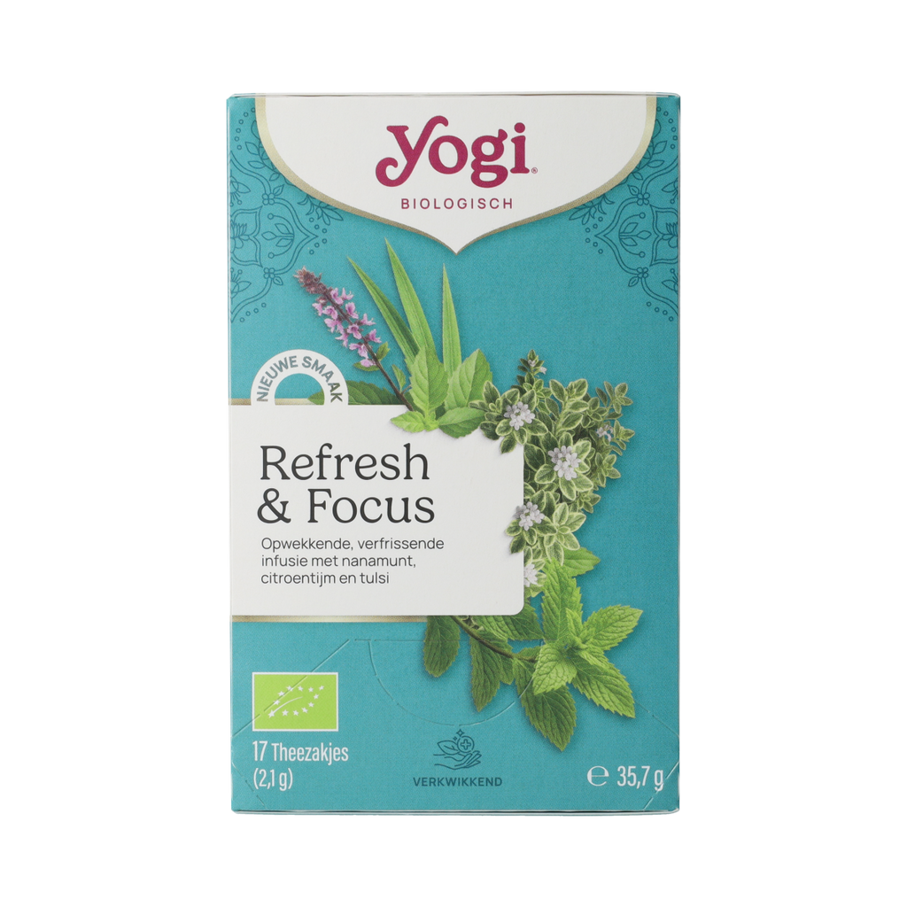 Yogi Tea Yogi® Refresh & Focus Bio 17.00 Zakjes