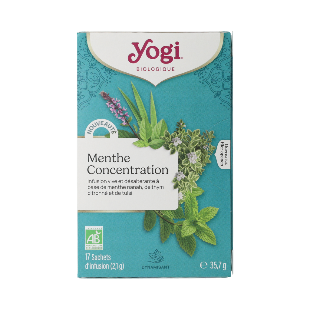 Yogi Tea Yogi® Refresh & Focus Bio 17.00 Zakjes