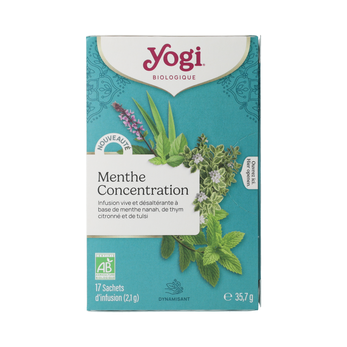Yogi Tea Yogi® Refresh & Focus Bio 17.00 Zakjes