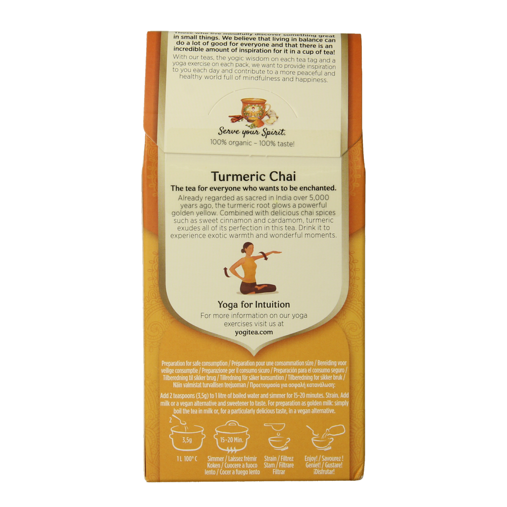 Yogi Tea Turmeric chai bio 90.00 Gram