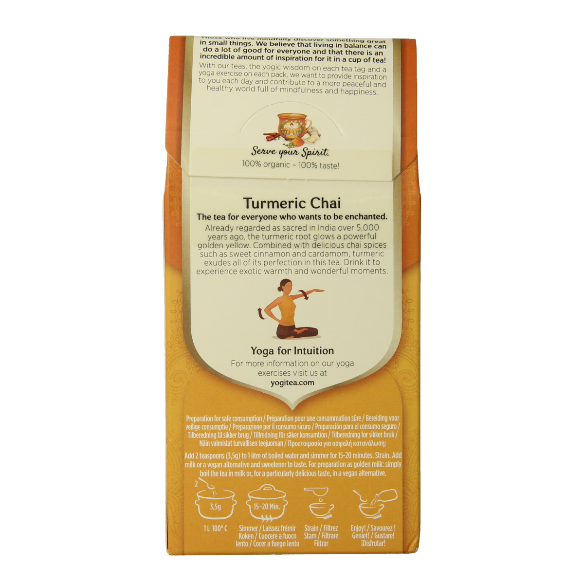 Yogi Tea Turmeric chai bio 90.00 Gram