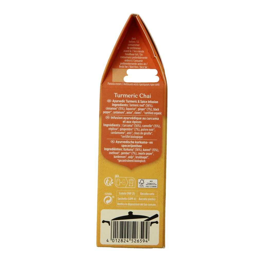 Yogi Tea Turmeric chai bio 90.00 Gram