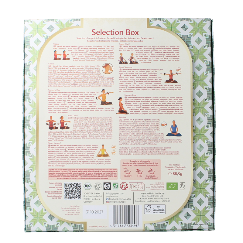 Yogi Tea Selection box bio 45 Zakjes