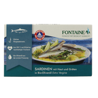 Fontaine Sardines met huid en graat 120 Gram