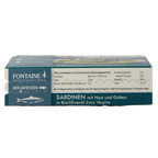 Fontaine Sardines met huid en graat 120 Gram