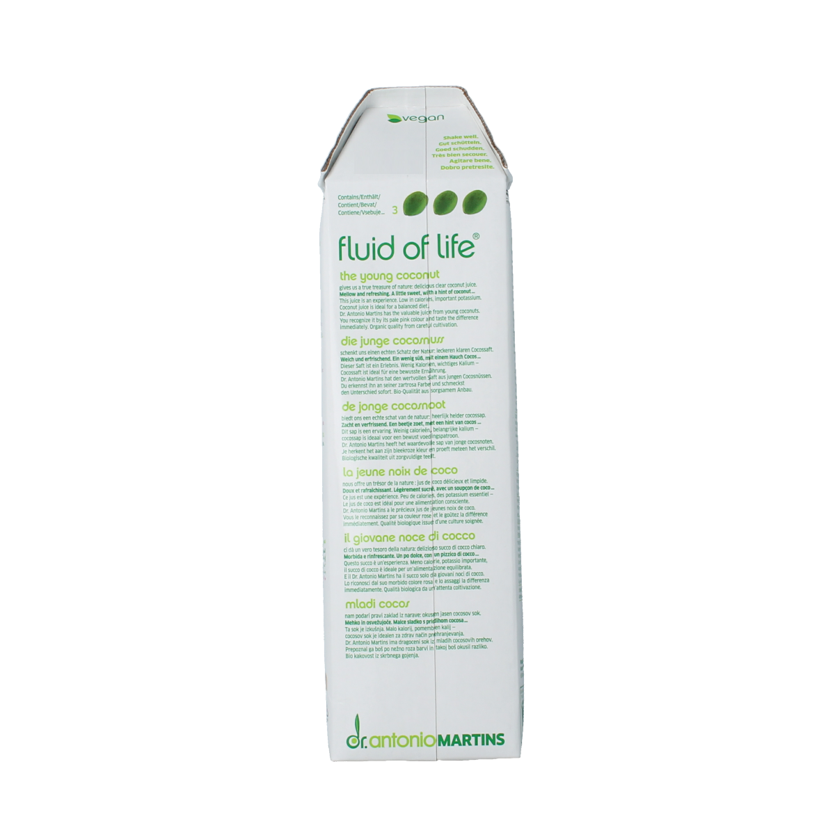 Dr. Antonio Martins Cocojuice bio 1.00 Liter