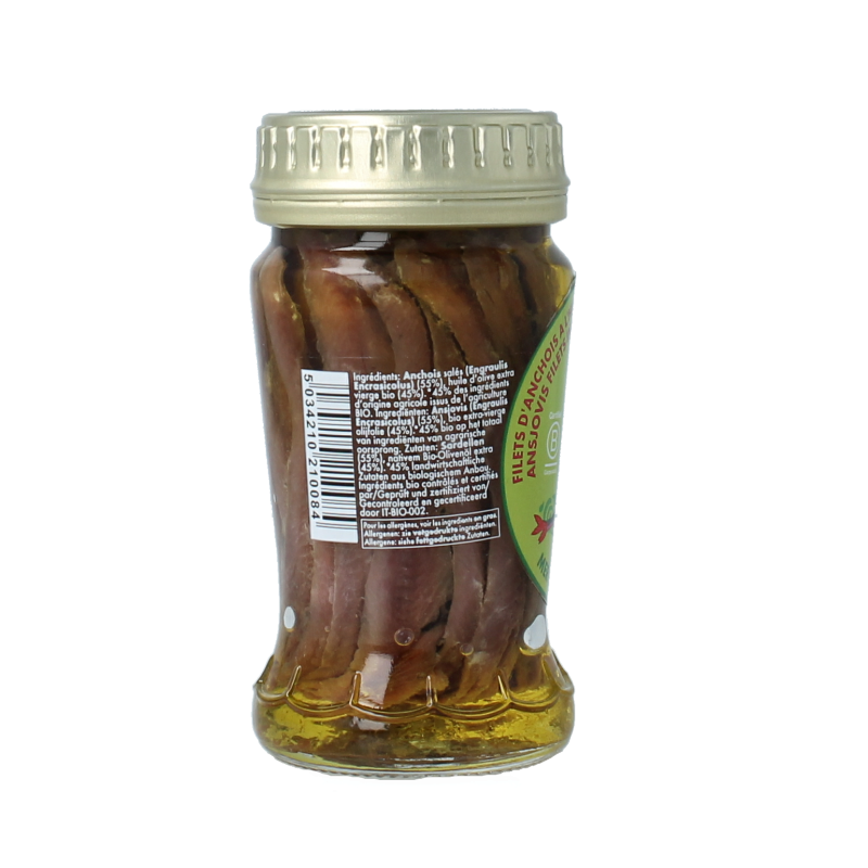 Fish 4 Ever Ansjovisfilet in olijfolie 95 Gram