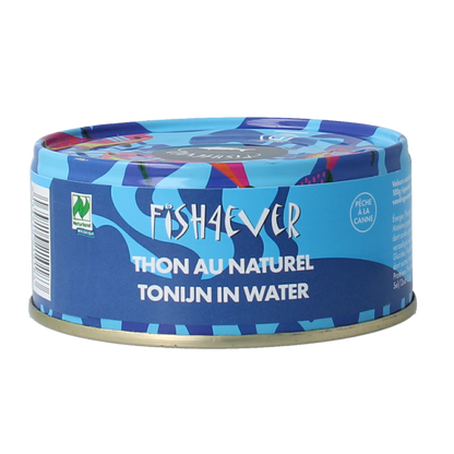 Fish 4 Ever Tonijnstukken in water 160 Gram