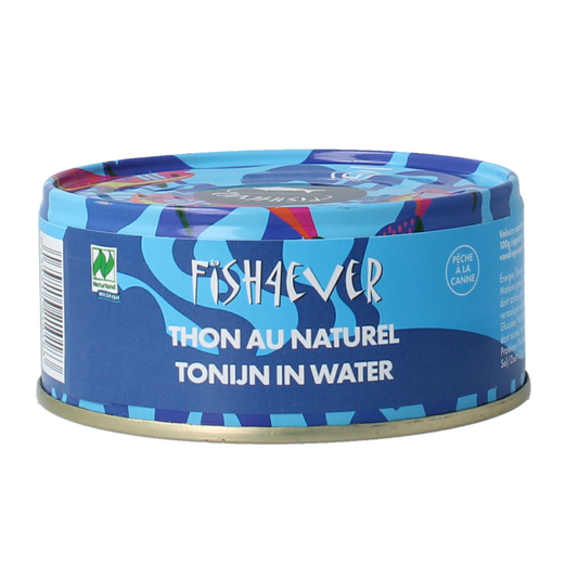 Fish 4 Ever Tonijnstukken in water 160 Gram