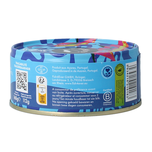 Fish 4 Ever Tonijnstukken in water 160 Gram