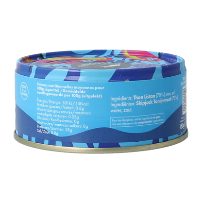 Fish 4 Ever Tonijnstukken in water 160 Gram