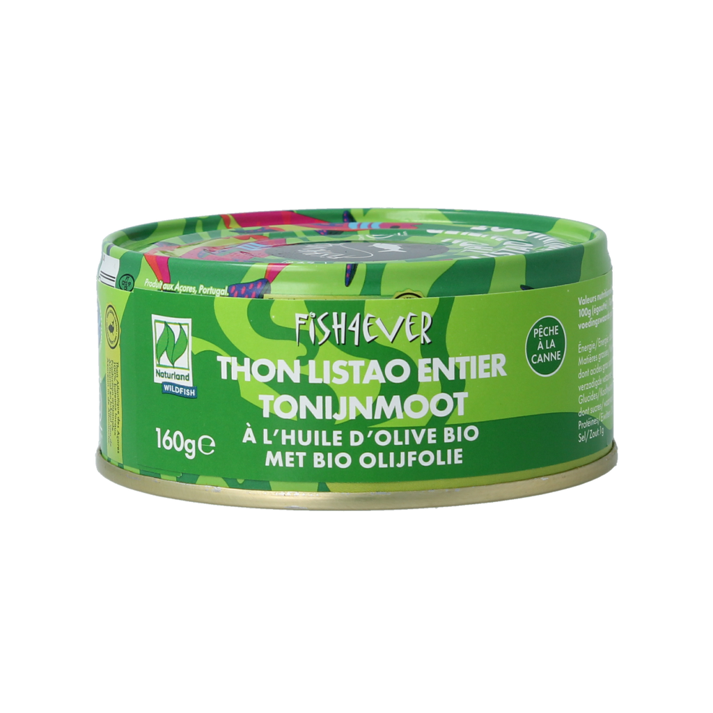 Fish 4 Ever Tonijnmoot in olijfolie 160.00 Gram