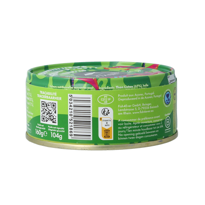 Fish 4 Ever Tonijnmoot in olijfolie 160 Gram