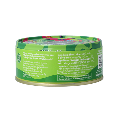 Fish 4 Ever Tonijnmoot in olijfolie 160 Gram