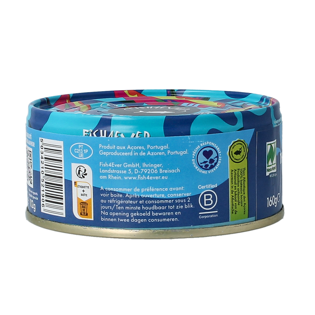 Fish 4 Ever Tonijnmoot in water 160.00 Gram