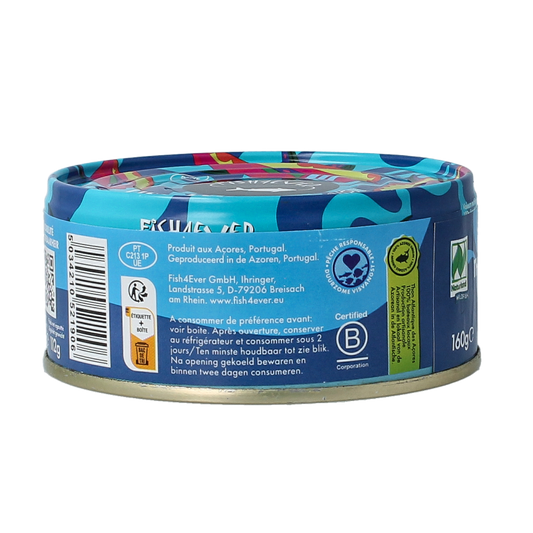 Fish 4 Ever Tonijnmoot in water 160 Gram