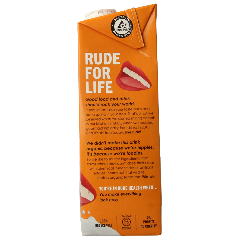 Rude Health Cashewnootdrank bio 1 Liter