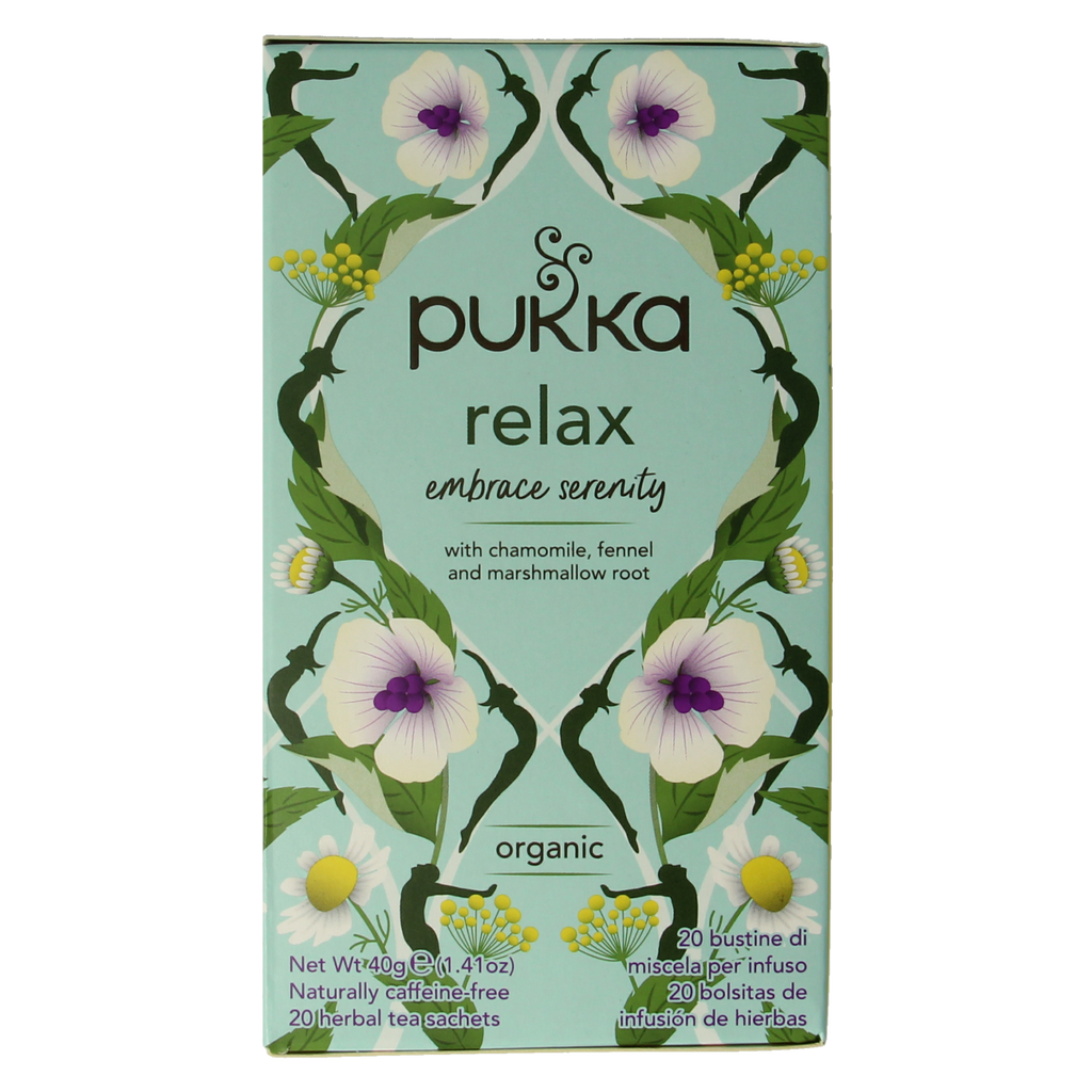 Pukka Relax thee bio 20.00 Zakjes