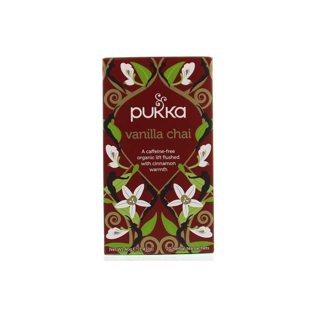 Pukka Vanille chai tea bio 20.00 Zakjes