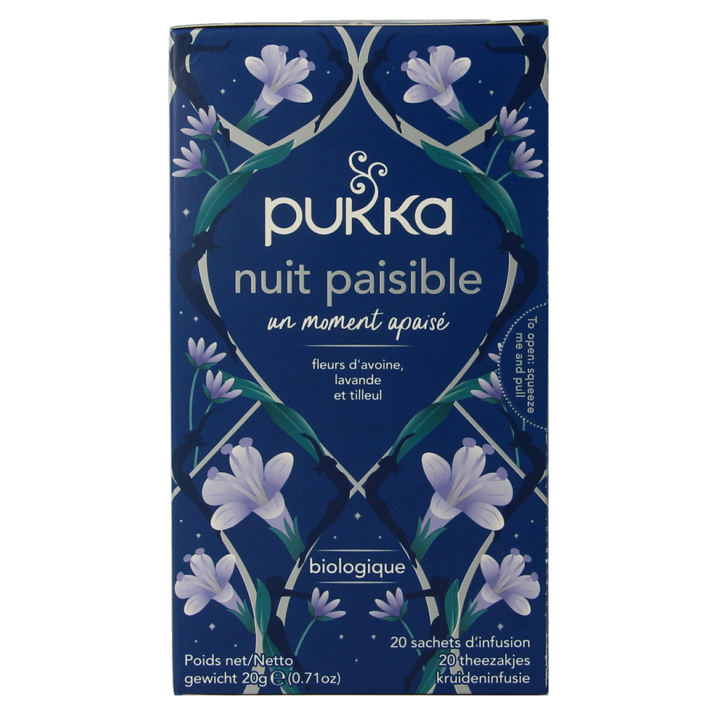 Pukka Night time thee bio 20.00 Zakjes