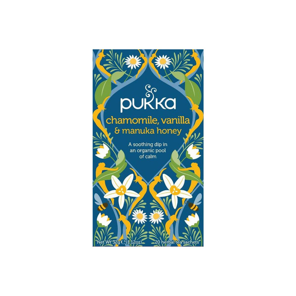 Pukka Chamomile vanille/manuka honing bio 20.00 Zakjes