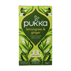 Pukka Lemongrass & ginger thee bio 20.00 Zakjes