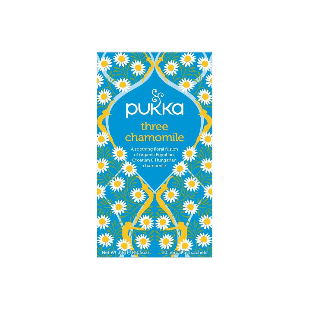 Pukka Three chamomile bio  20.00 Zakjes
