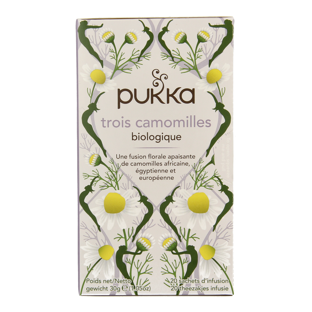 Pukka Three chamomile bio  20.00 Zakjes