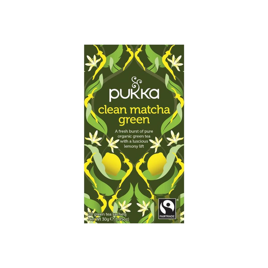 Pukka Clean matcha green bio 20.00 Zakjes
