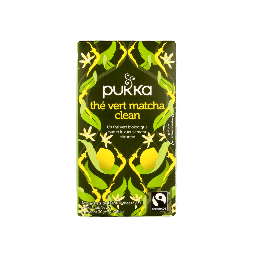 Pukka Clean matcha green bio 20.00 Zakjes