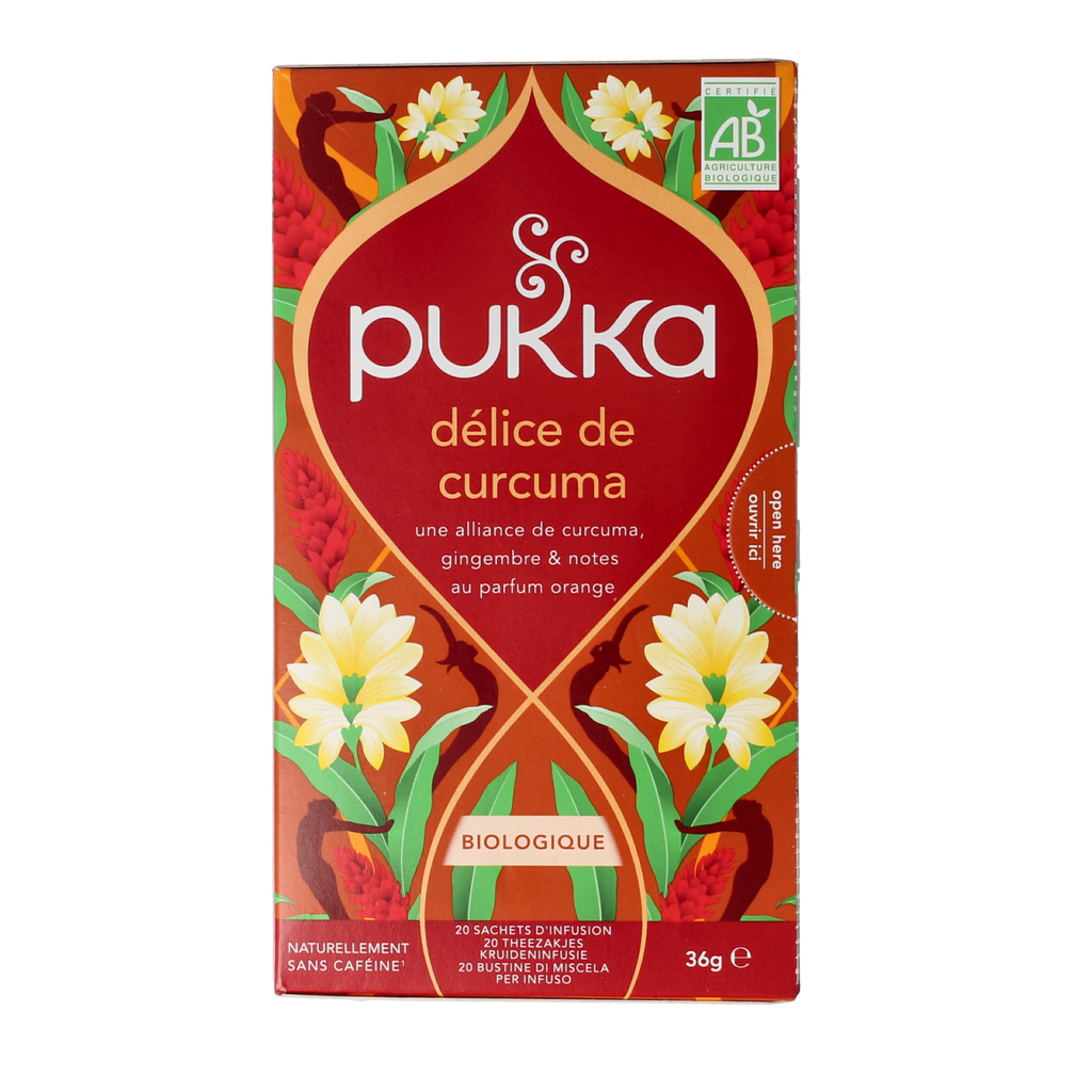 Pukka Tumeric active tea bio 20.00 Zakjes